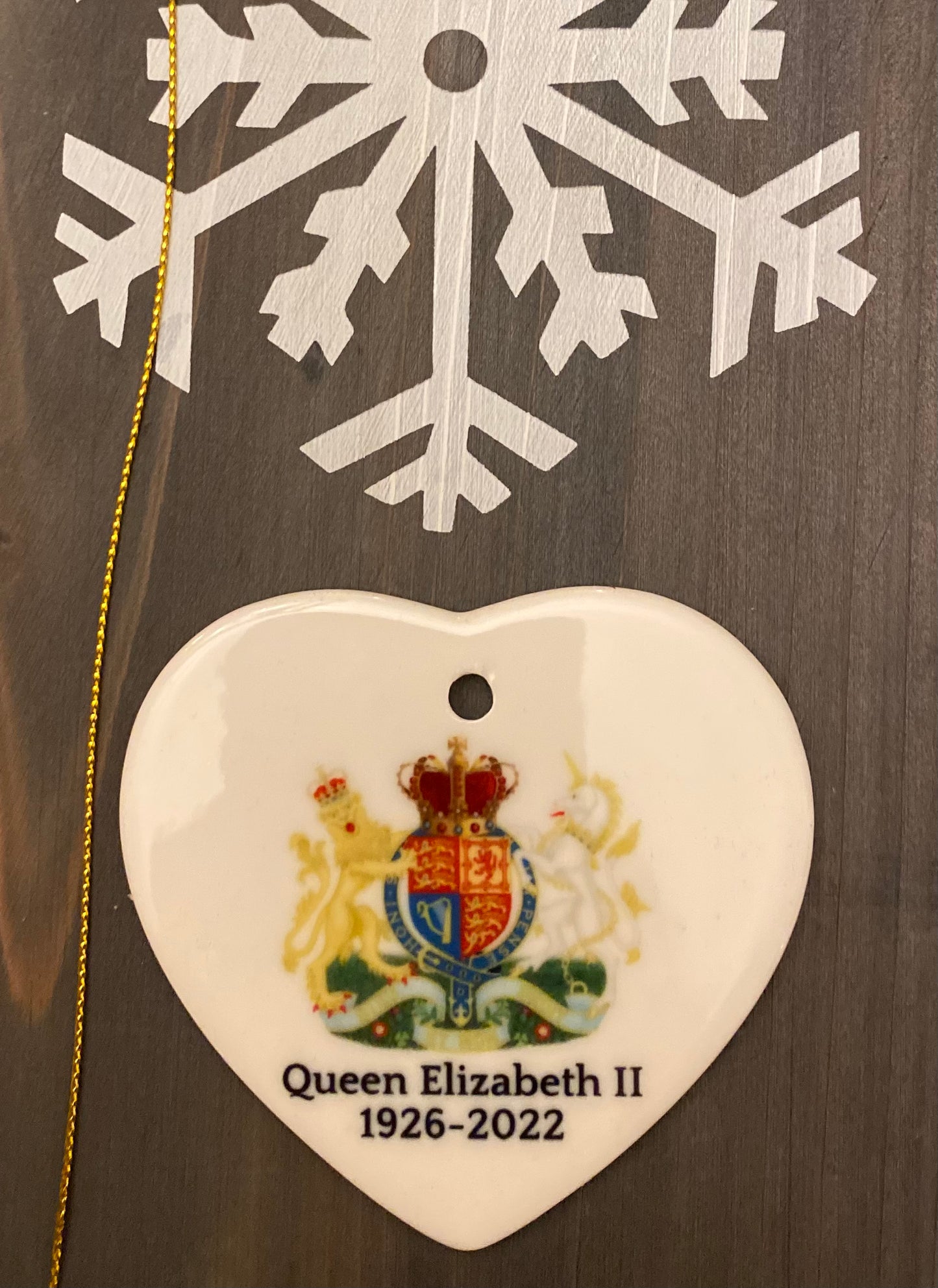 RIP Queen Elizabeth Ornament
