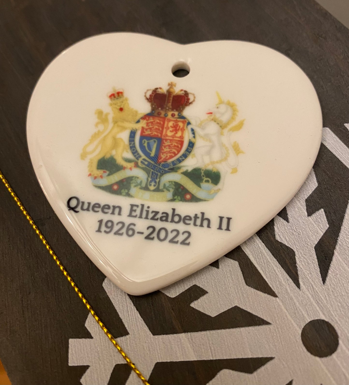RIP Queen Elizabeth Ornament