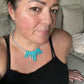 Spiked Turquoise Necklace